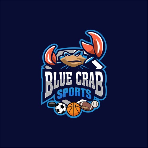 Blue Crab Sports | Logo design contest