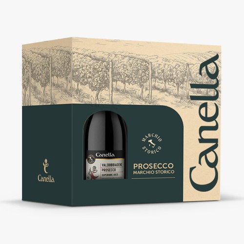 NEW CASE for Prosecco DOCG "MARCHIO STORICO" Design by Rajith Shantha