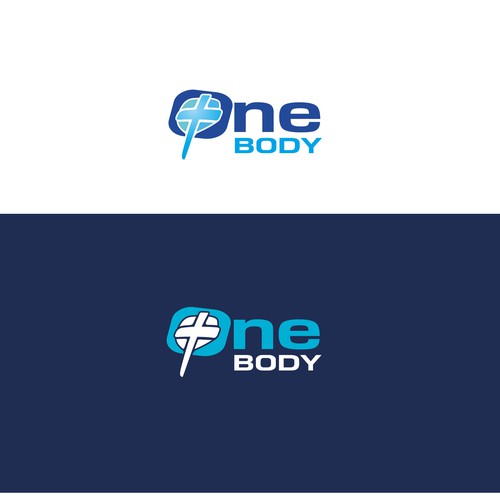 Design a logo for One Body Software showing inter-church community in the One Body of Christ. Design by Ladoblede