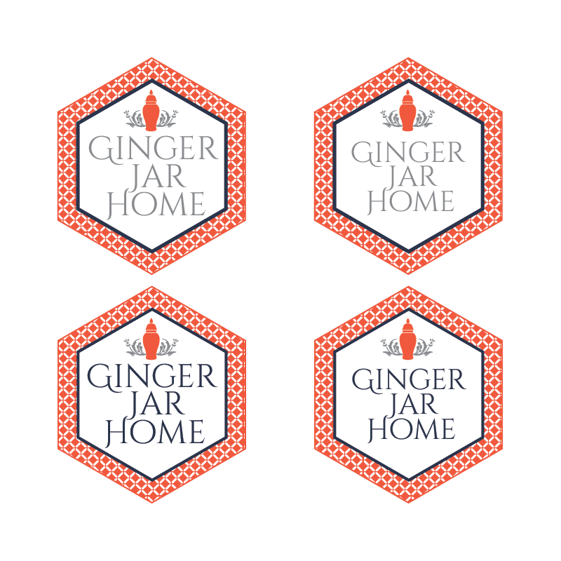 Ginger logo with the title 'Create the next logo for Ginger Jar Home'