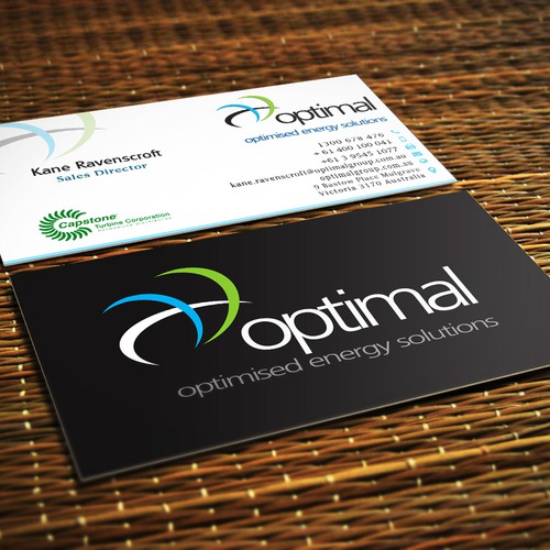 Create new business cards for Optimal Group Design por Creative Catcher