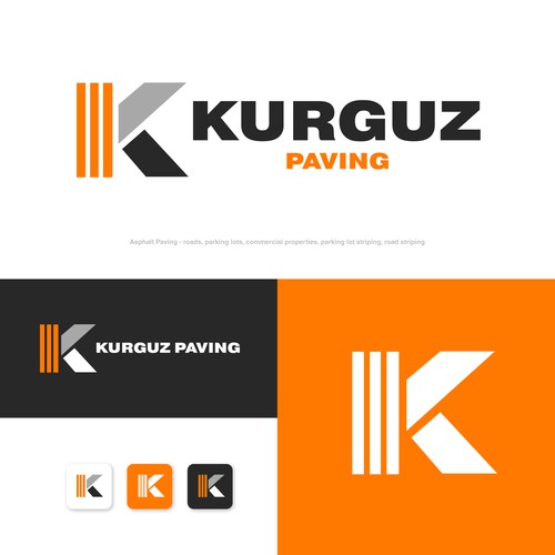 Logo Design for Commercial Paving Company Design by Danielle Curtis