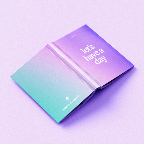 Minimalistic pinterest vibe for a self help journal cover Design by turbo vanja