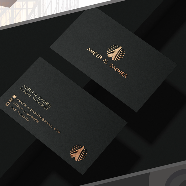 Cool business card for personal brand