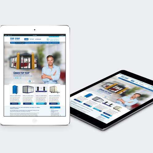 Proposta di design per un contest della categoria Design di sito web realizzata da Mohamed Soukarta