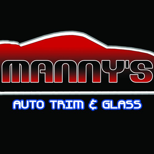 logo for MANNY'S AUTO TRIM & GLASS | Logo design contest