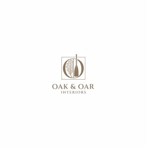 "Oak & Oar" ganador Logotipos