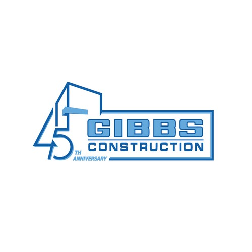 Modern & Creative Logo for our Construction Company 45th Anniversary Design by luce y turo