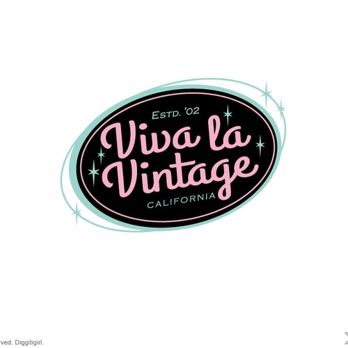 Update logo for Vintage clothing & collectibles retailer for Viva la Vintage Diseño de Diggitigirl ♥