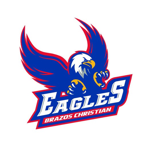 Design an orignal EAGLE mascot for Brazos Christian School Design by fs42158