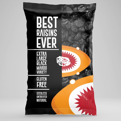 Best Raisins Ever - package design for PREMIUM raisins-ontwerp door EM180