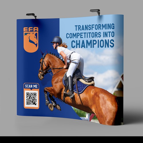 We need an amazingly classic and timeless banner for equestrian fitness academy Design by dezignedge*