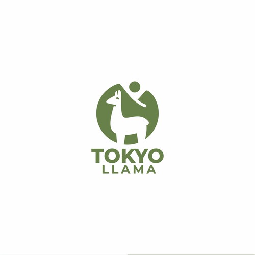 Outdoor brand logo for popular YouTube channel, Tokyo Llama Design von Asti Studio