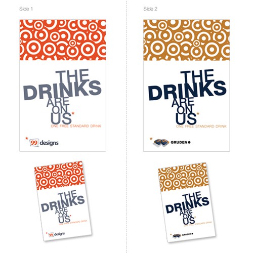 Design the Drink Cards for leading Web Conference! Design by pedrodonkey