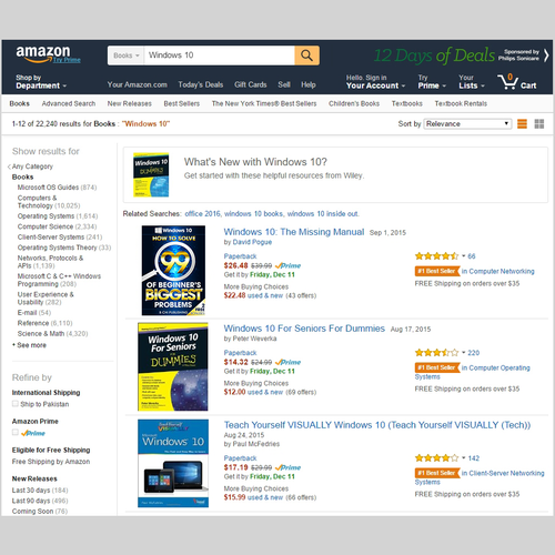 Create a *UNIQUE and BOLD Cover* for a Computer Book on Windows 10 (ebook and paperback) Design by klnz