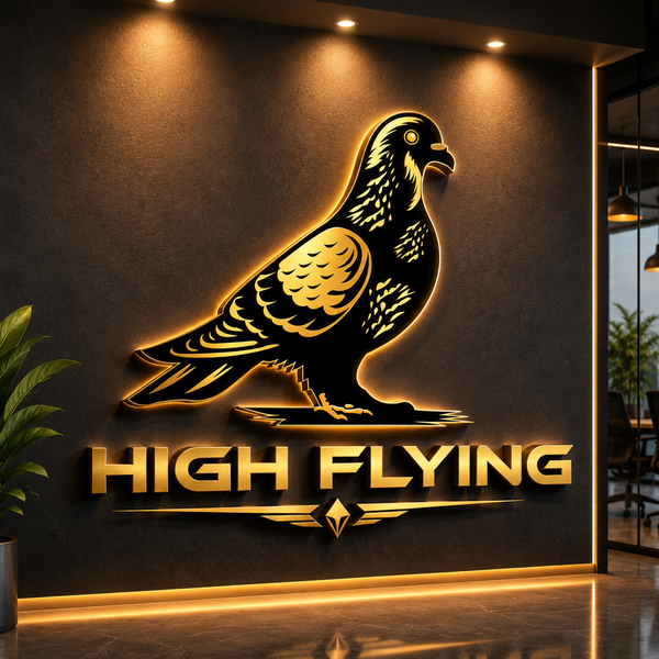 Design by BAZOOO titled "pigeon Mockup "