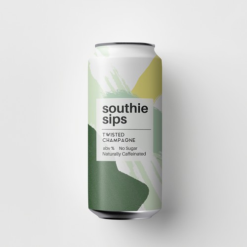 Minimalist beer can design Design by aran&xa