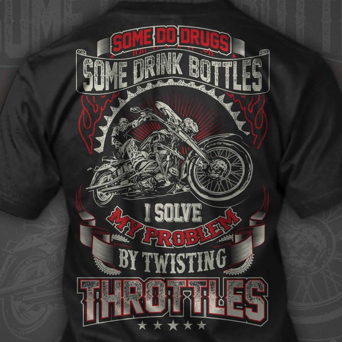 Design A Creative Typography Motorcycle T Shirt For Bikers T Shirt Contest 