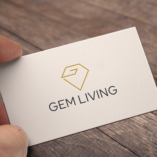 Geometrical, minimalist, modern brand design for Gem Living Design by bobbee_