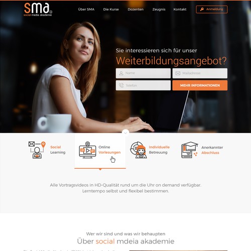 Web page design contest entry by Alfan Tech
