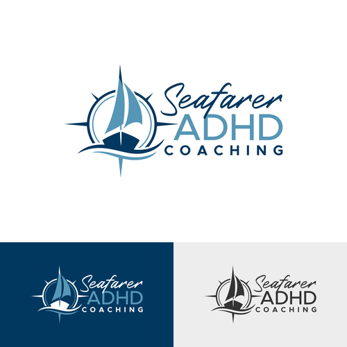 Abstract sailboat logo to evoke navigation and adventure Design by rzaltf