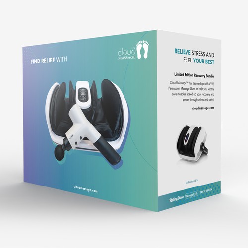 Ecom/Retail - Foot Massager Box Design Design by Davi Giolo ★