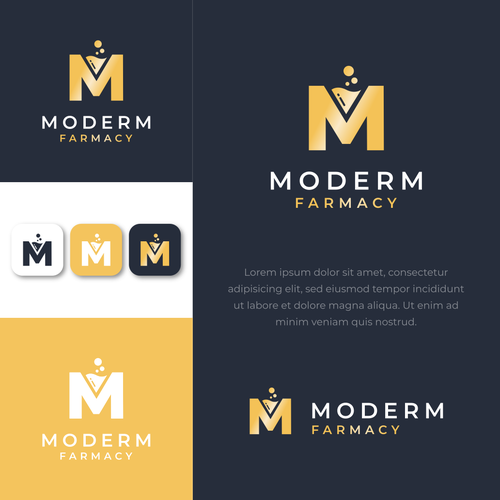 Modern skin care logo that combines science/medicine with nature Design by Fano Design