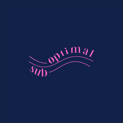 Logo design for a substack/newsletter: "suboptimal" Design by teh tambi