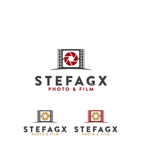 Photographer and filmmaker logo in modern style. Company is restructured and gets a new name Design by Arsart Design
