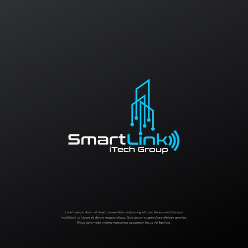 Modern logo for IT company based in New York Design by Rozzium