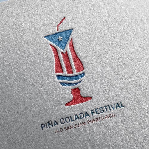 Piña Colada Festival Logo and Branding Package Design by smitadesign