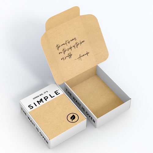 SIMPLE shipping box Design by interaksi