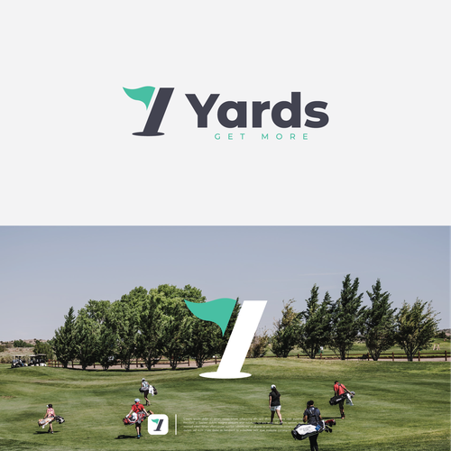 Yards golfing app logo Design by maskutut