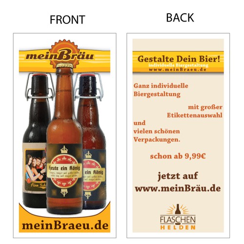 Postal, flyer o impreso propuesta en el concurso por webVision