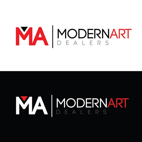 Create a MODERN logo and business card for a fine art gallery specializing in modern art Design by wendizzle10