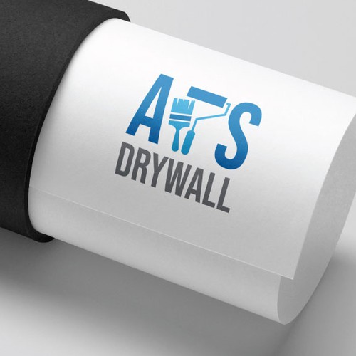 A & S Drywall logo Design by Manishah