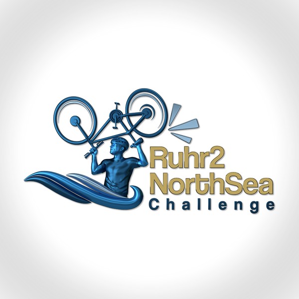 3D Cyclist from 2D Logo Concept