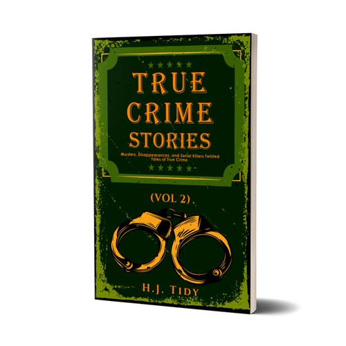 True Crime eBook cover. Diseño de Pearl String