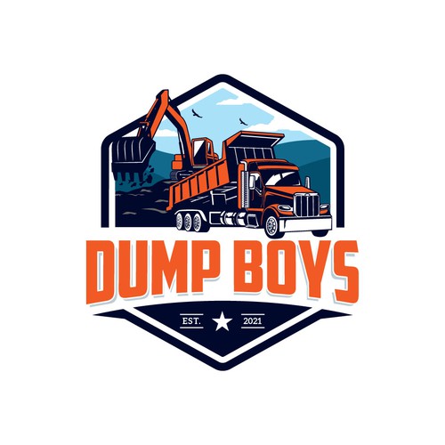 The Dump Boys logo Ontwerp door Maylyn