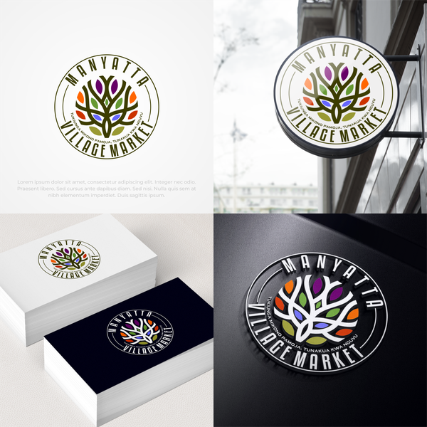 Manyatta Village Market logo design