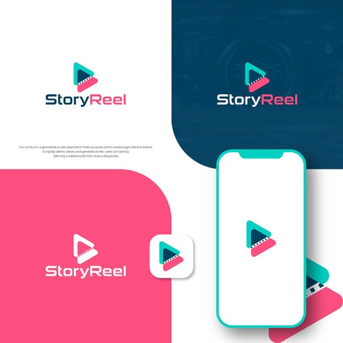 Generative AI storytelling service for creative agencies and brands Design by pixelamazers