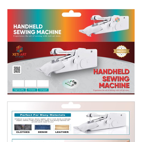 In urgent need of packaging design, inserts and instruction manual with a delivery time of 3-5 days!! Design by Mamun's_Creation