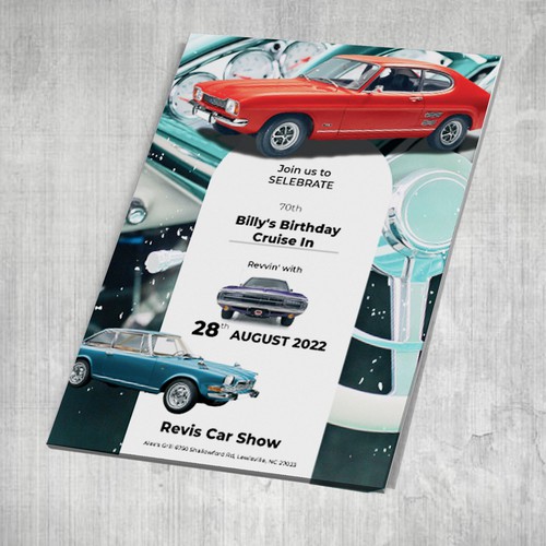 Car Show Flyer-ontwerp door berty_design