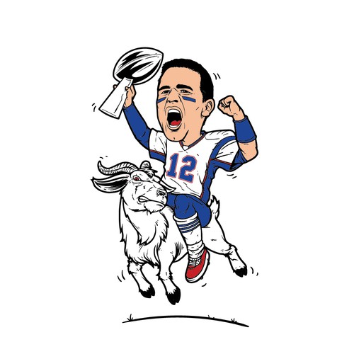 Tom Brady Cartoon