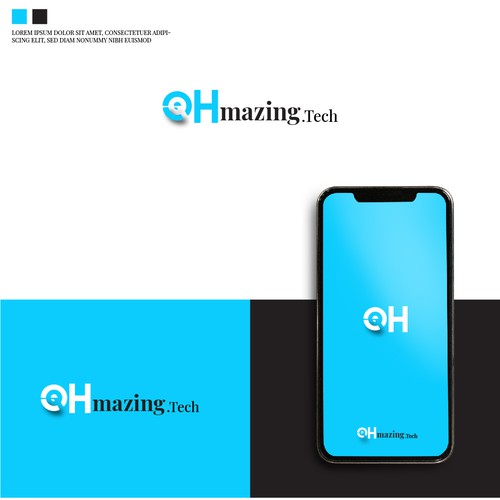 Design an Ohmazing Logo for a Technology Consulting Company. (Rebranding from hazeytech.com) Design réalisé par Aqsagraphics