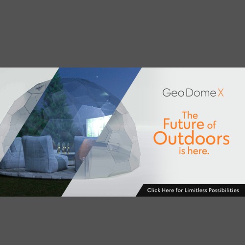 GeoDomeX - Tech Style Innovative Product -  Ad Campaign Design For The Launch Required Design by DesK_fl