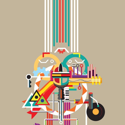 Design di 99designs community contest: create a Daft Punk concert poster di Boris Jovanovic