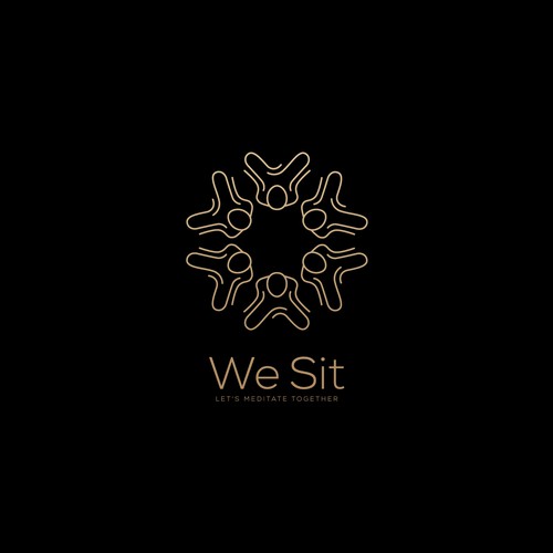 A logo to make people meditate together for a better world Design by Nglray