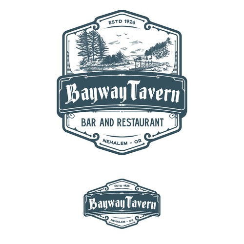 Custom vintage logo for 100yo local tavern Design by Ani Lokin