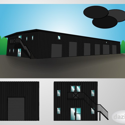 Design a color scheme for our commercial building! Design by dazigns